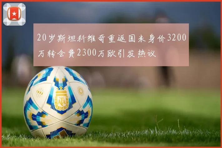20岁斯坦科维奇重返国米身价3200万转会费2300万欧引发热议